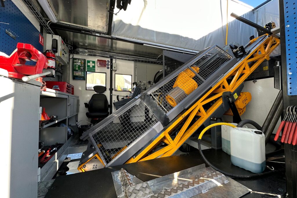 Interiörbild i en rigg